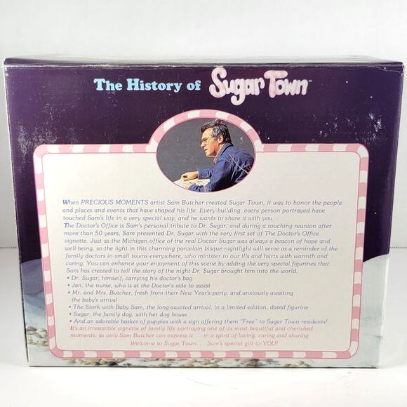 Precious Moments Sugar Town Doctor's Office Nightlight  Figurine Enesco 529869 - Picture 14 of 16